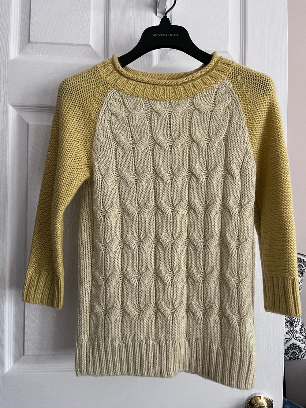 Cable Knit Crewneck Sweater